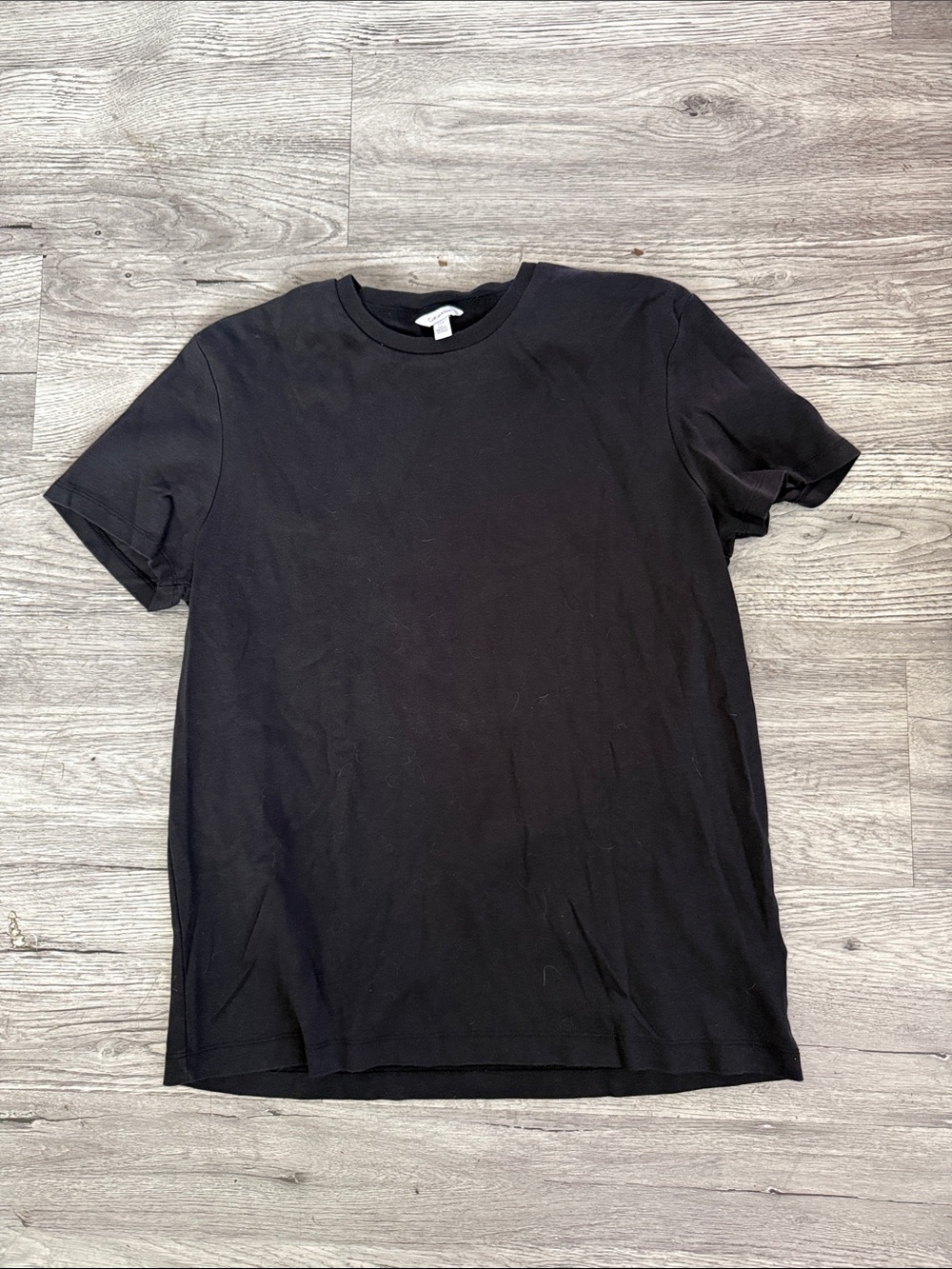 Calvin Klein Black Short Sleeve Crew Neck Tee